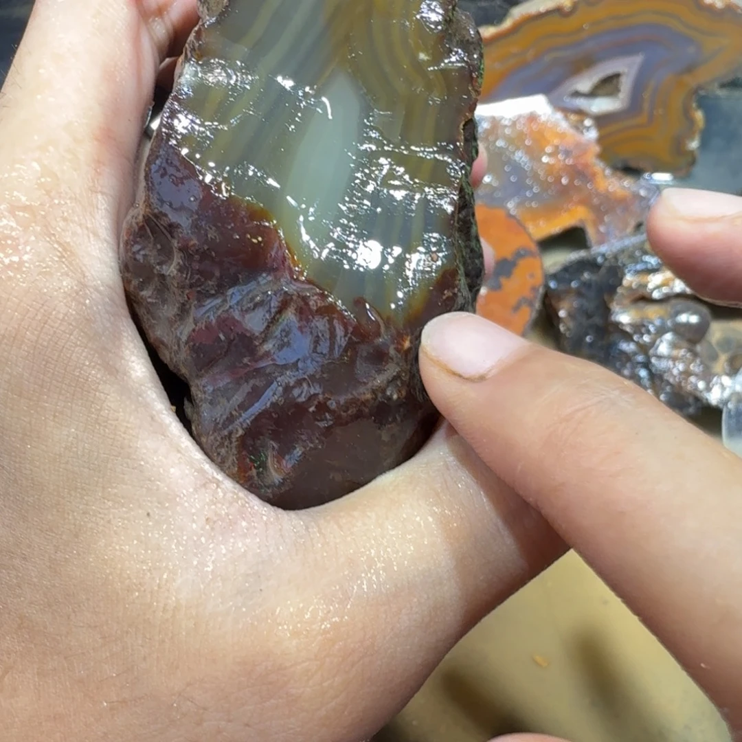 未镶嵌玛瑙/玉髓珠宝半成品