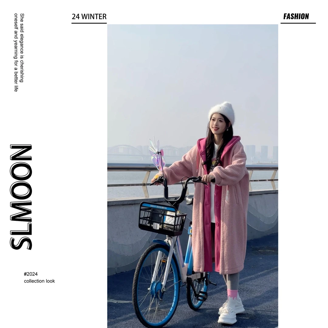 【大潘优品】【浆果】外套预D3WT9033A时尚休闲百搭女士纯色高领