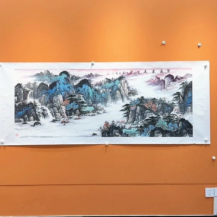 国画书法作品多次参加