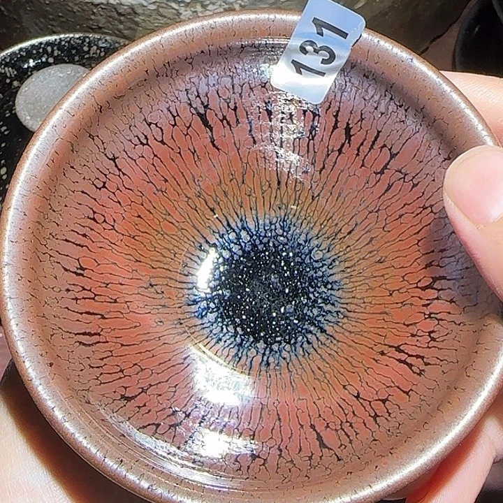 茶盏琢泥窑建盏柴烧