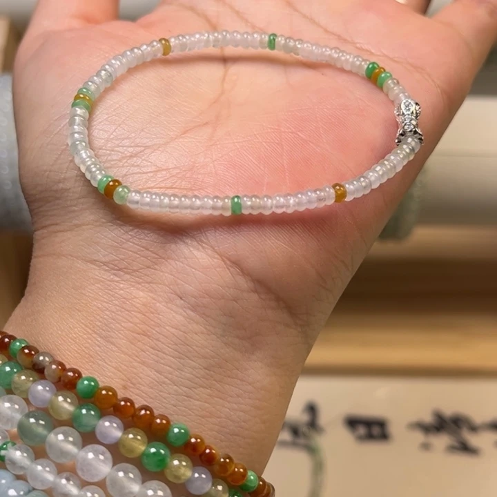 翡翠未镶嵌手链翡翠