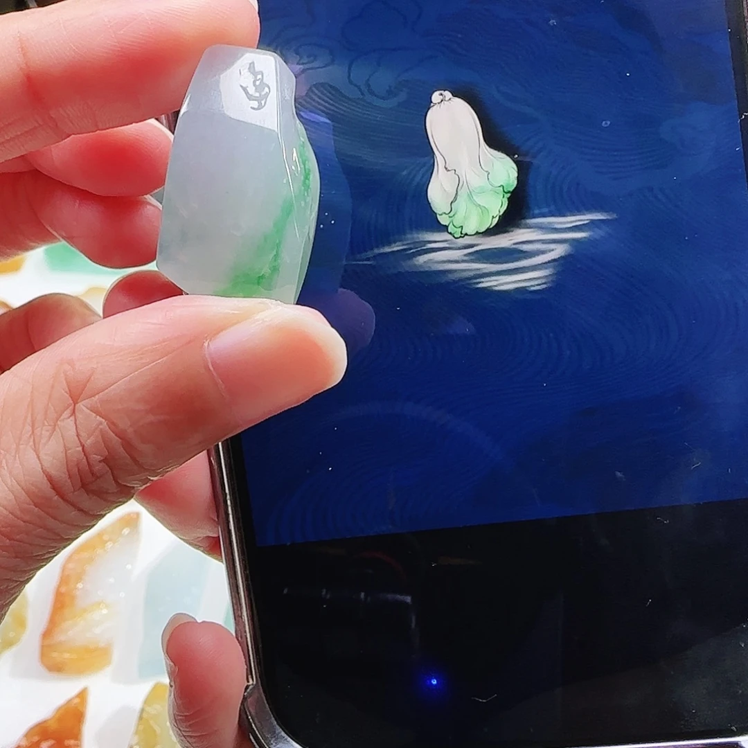 定制翡翠未镶嵌缅甸翡翠挂件