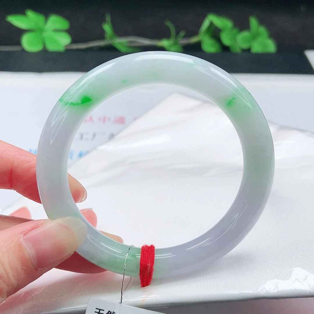 未镶嵌手镯翡翠53圆条