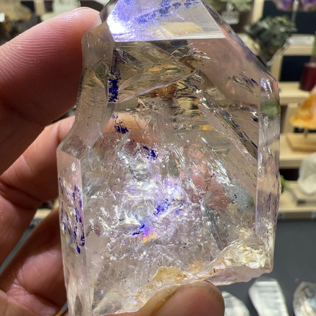 石闪灵水晶原石摆件，66