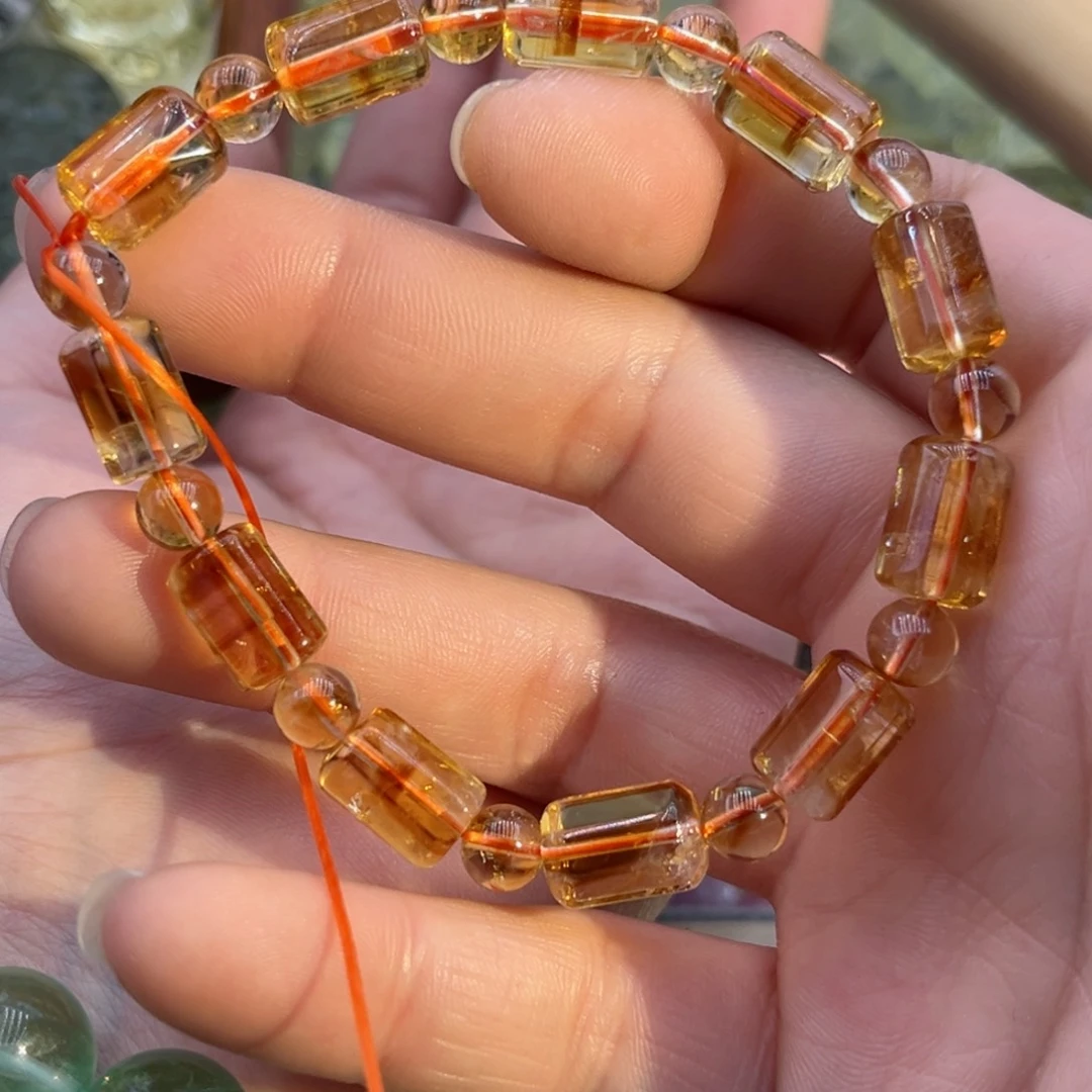 水晶颈饰未镶嵌一**只暴力黄17