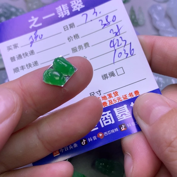 翡翠未镶嵌颈饰玩****e