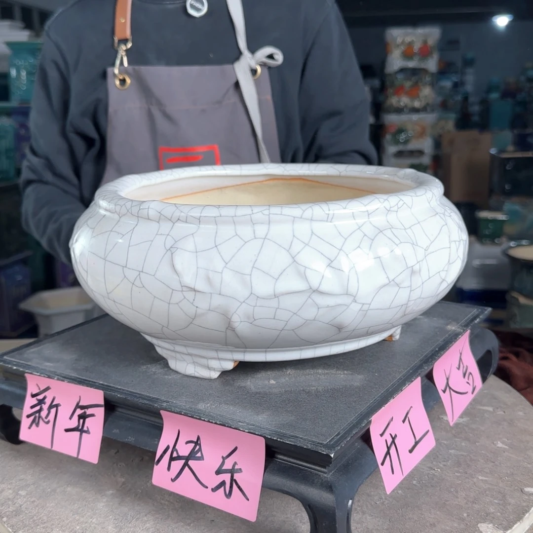 一风堂石湾花盆。微瑕