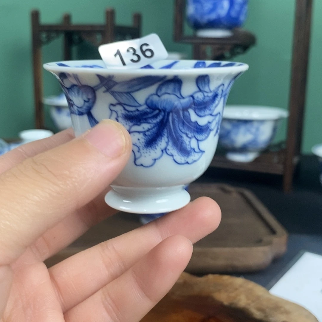 景德镇手绘青花茶器136