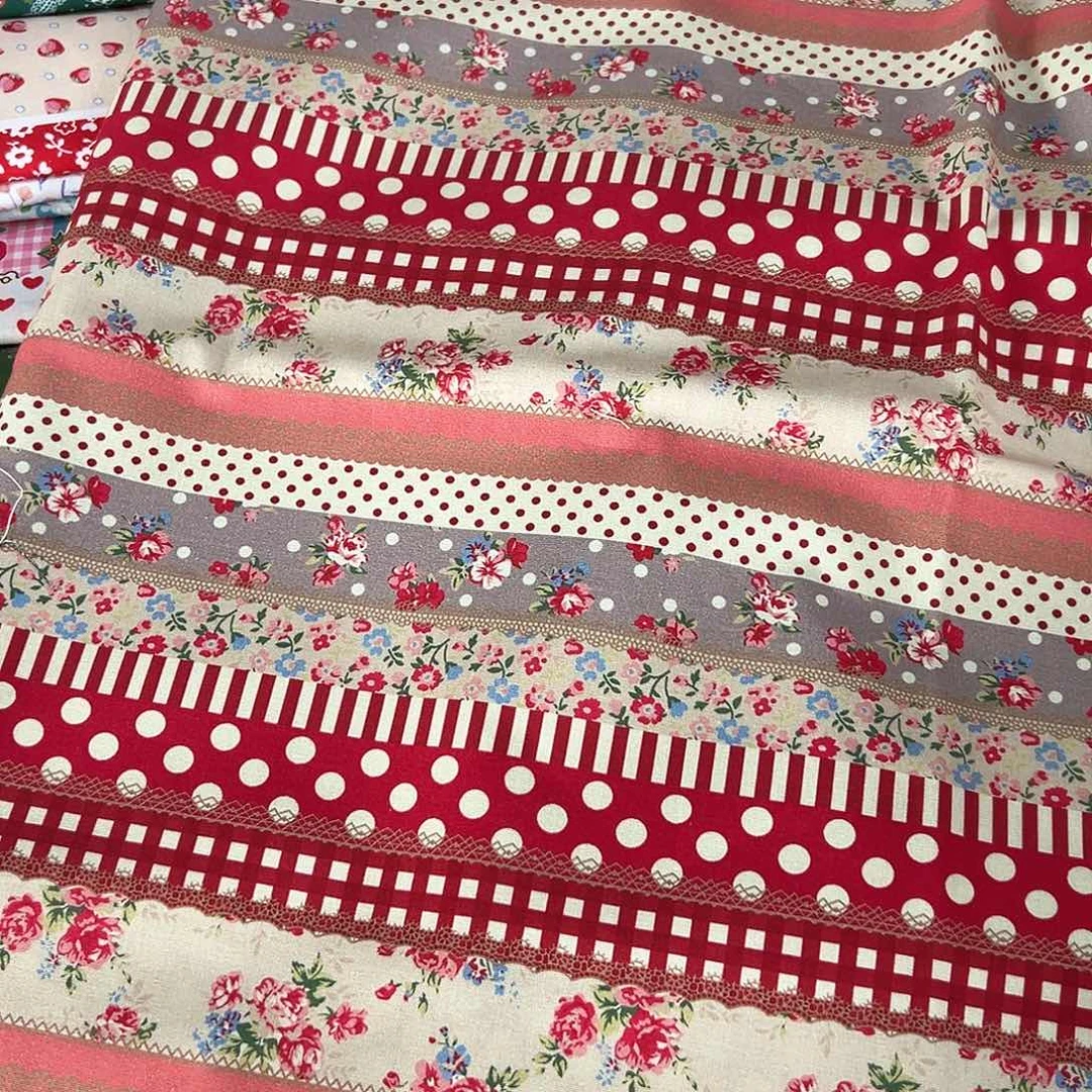 开播福利一米价纯棉平布1.1米宽果子布艺34