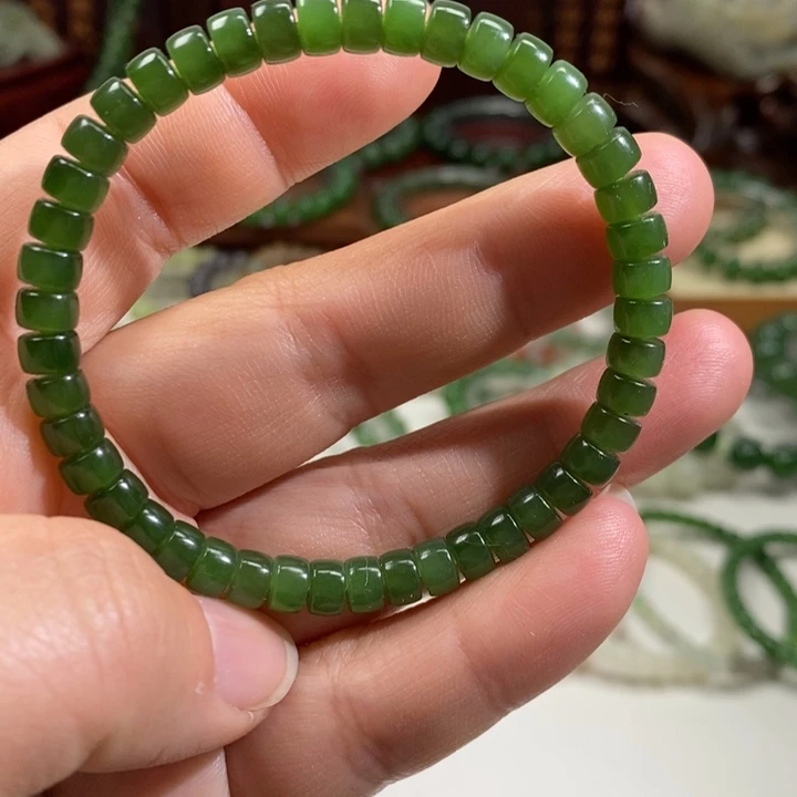 和田玉未镶嵌手链