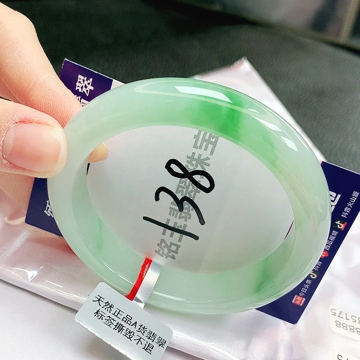 翡翠未镶嵌手镯缅甸天然a货翡翠手镯