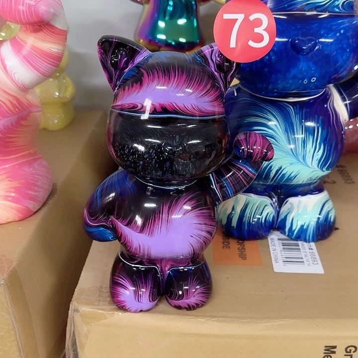 徐***生树脂招财猫24公分