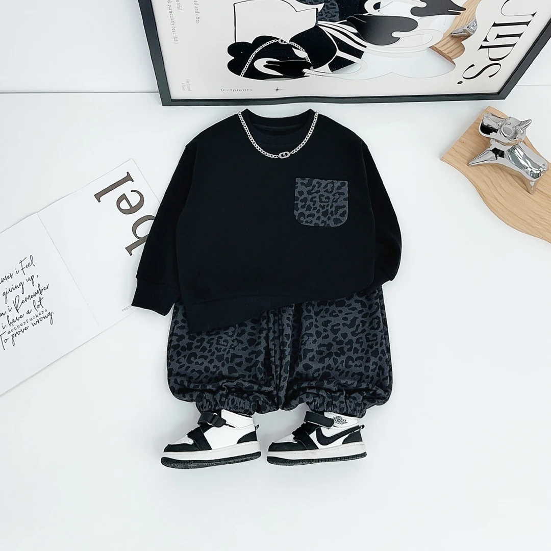 男童套装2025新款儿童秋季两件套洋气宝宝潮BDX25523悠悠童话童装