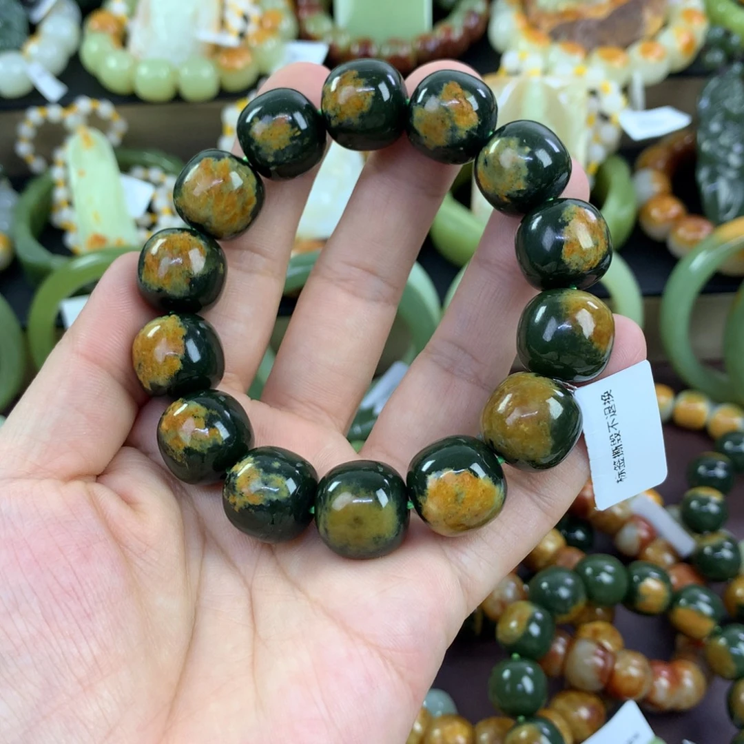 北***哥透闪石质玉未镶嵌手串