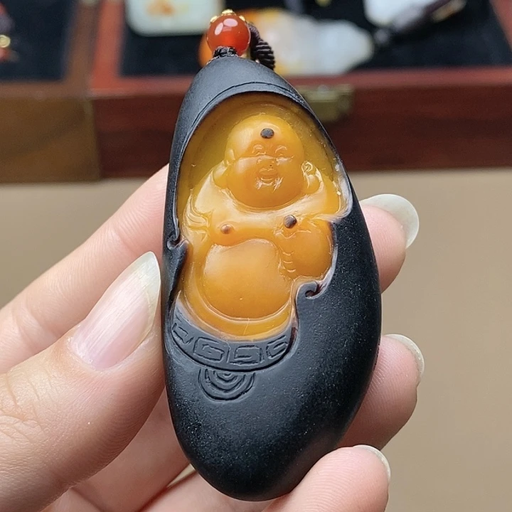 和田玉挂件未镶嵌殷*亭F