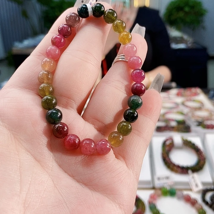 碧玺手链未镶嵌G2191单圈颜色微差发1