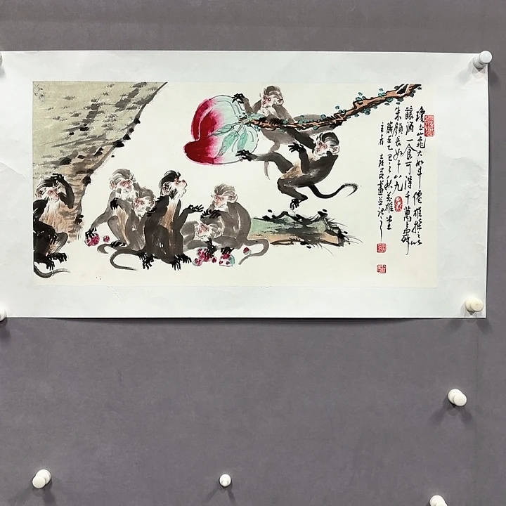 国画亲笔手绘放心去藏