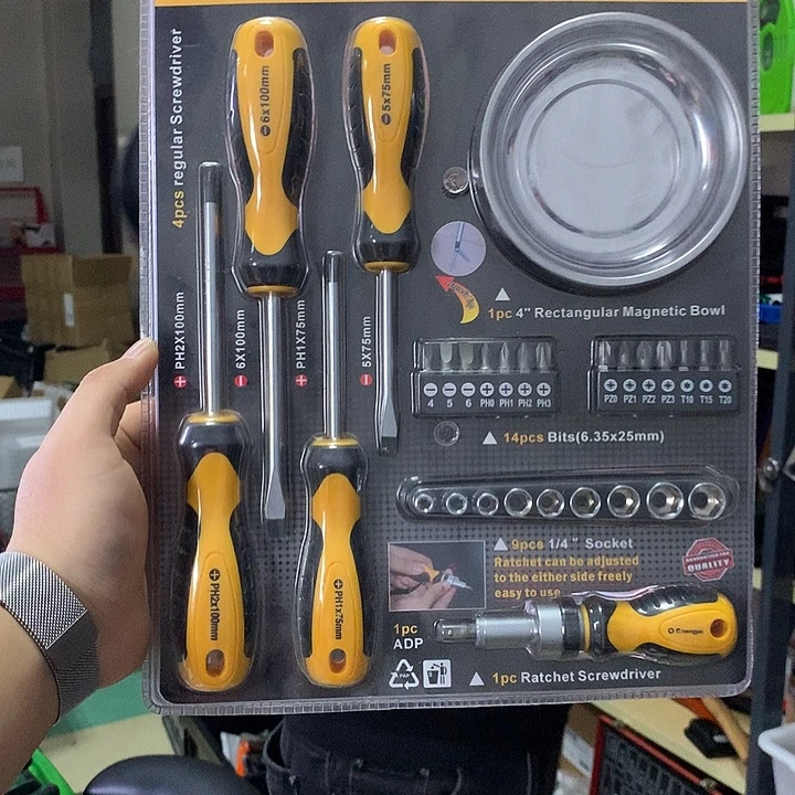 A74螺丝刀批头组合30件套