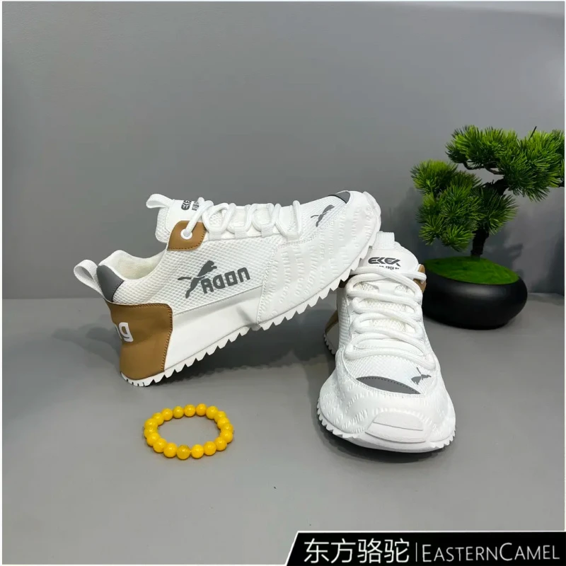 东方骆驼男鞋2025夏季新款包底网面透气休闲鞋男士软底防滑运动鞋