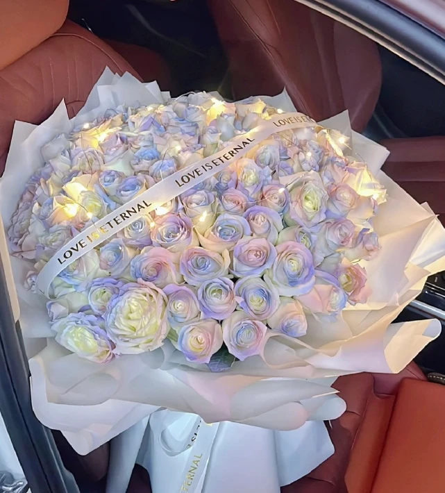 【绮丽梦境】人鱼姬玫瑰送女友送老婆玫瑰花生日鲜花订购同城配送