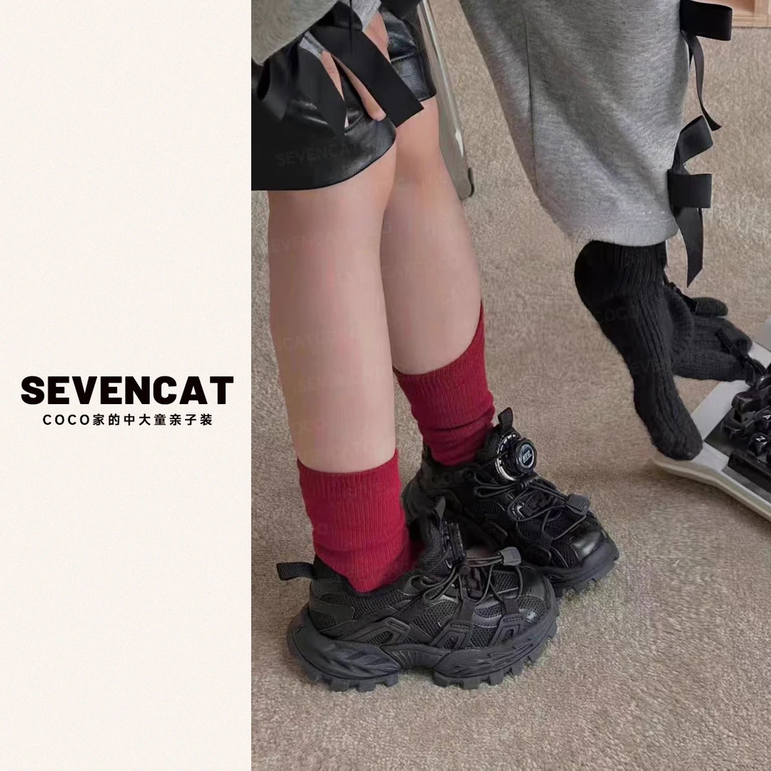 【可妈24冬装】NTC加绒大码街舞老爹鞋运动鞋~中大童亲子