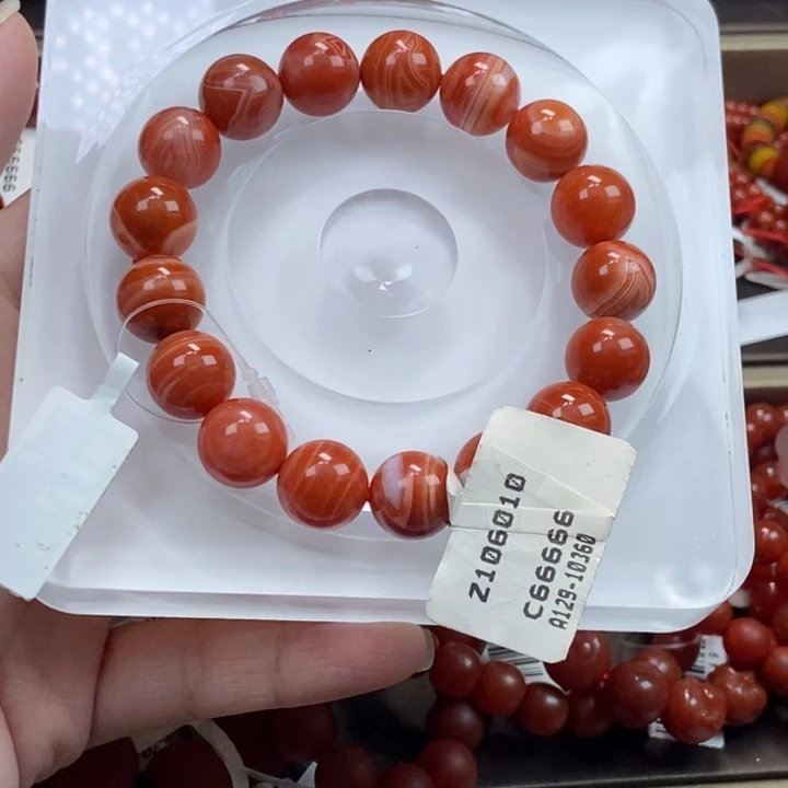 玛瑙/玉髓合金手链12m