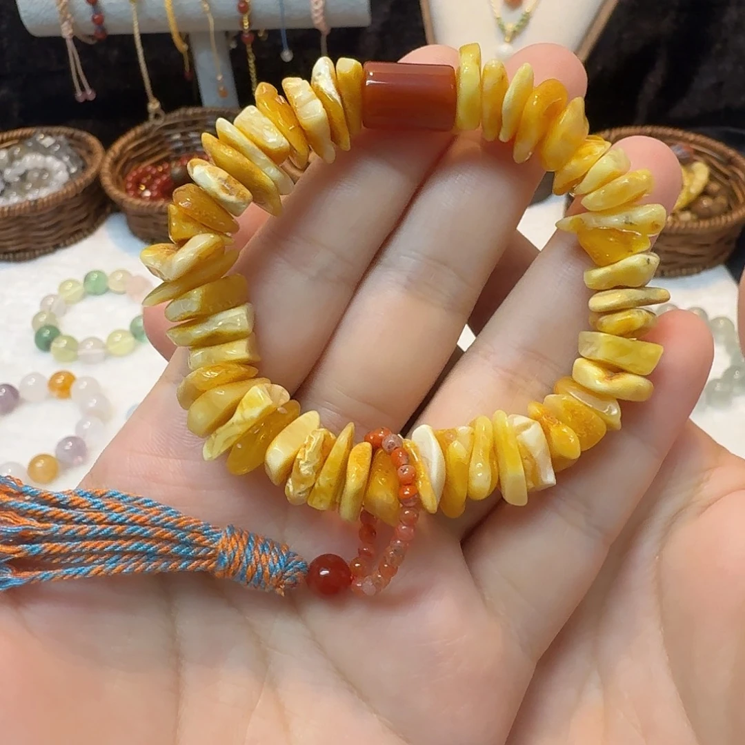 水晶磁石切片首饰