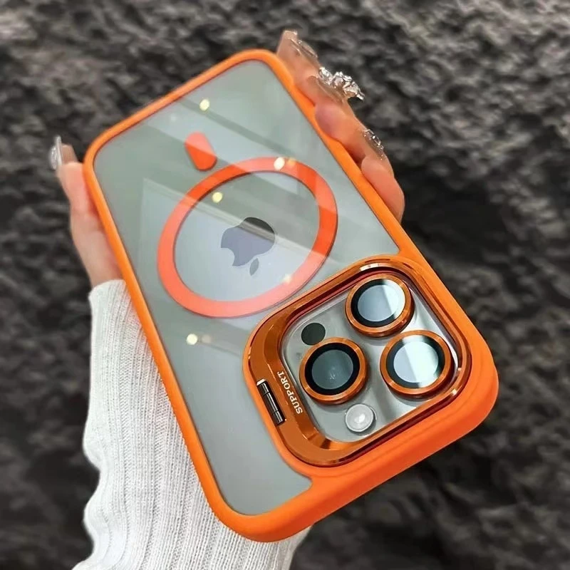 闪度侠磁吸镜头支架适用iPhone16/15pro手机壳苹果14promax创意13