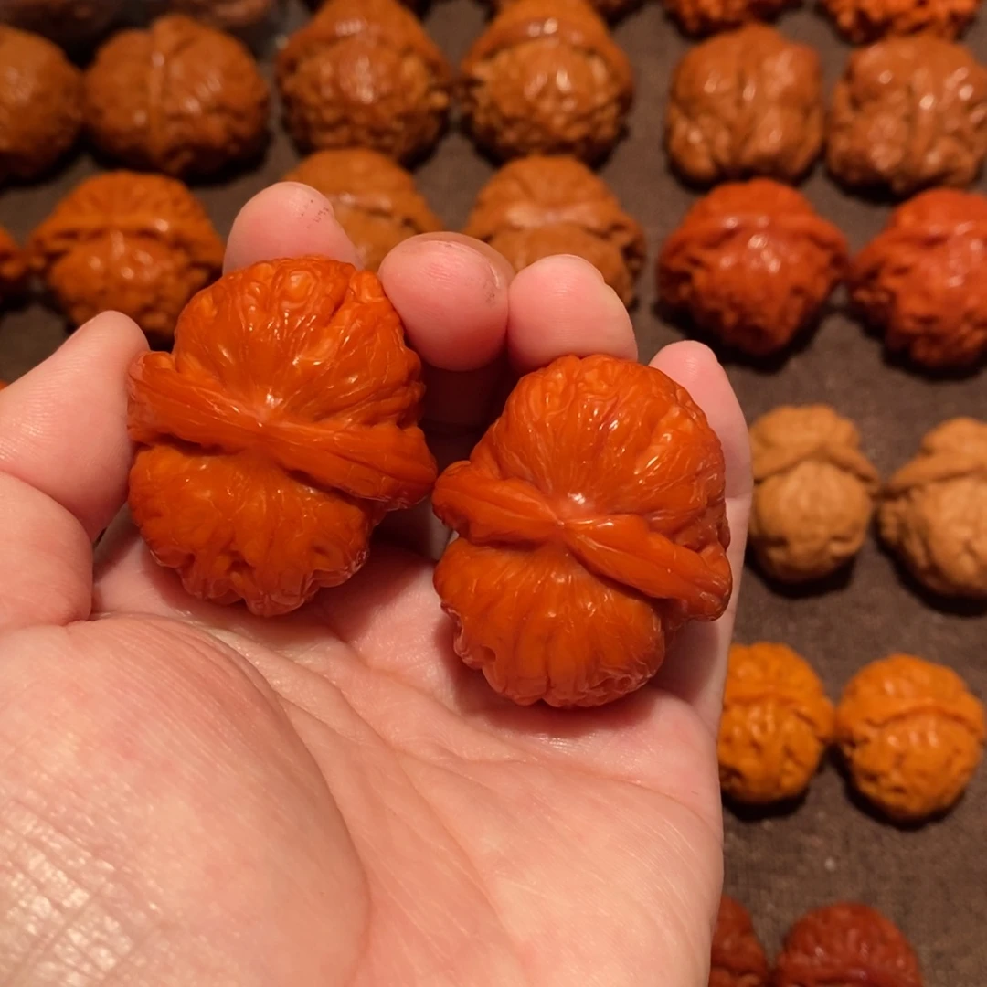 丝***号文玩核桃吊坠元宝0905