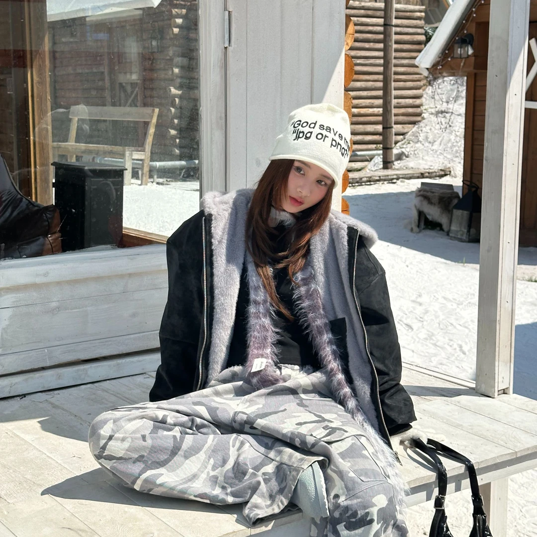 【双11好物】荔枝软皮1500g连帽座山雕皮男女冬季加绒毛领