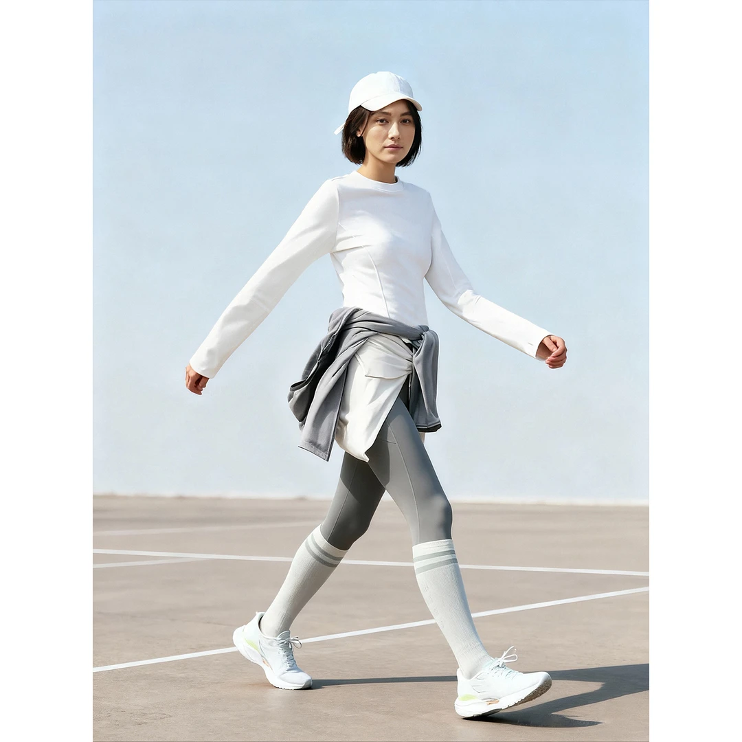 CLOUDSPACE/云上生活「春日面膜t」欧若风解构时尚秋季圆领打底衫