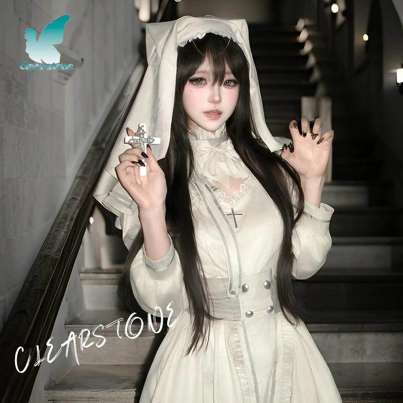 【clearstone】万圣节猫猫修女仆cosplay达斯蒂康菲猫套装裙子正版