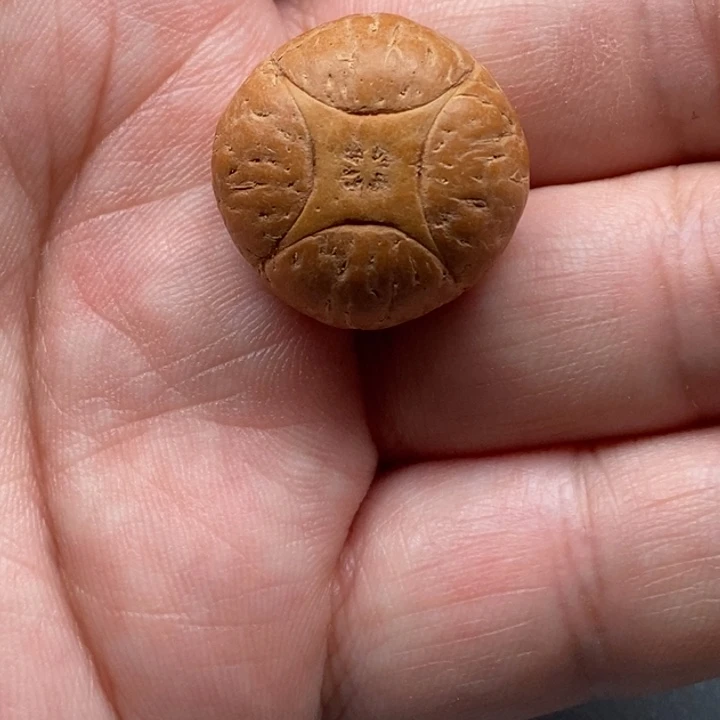 把件凤眼菩提麒麟眼21.7mm打孔不退换