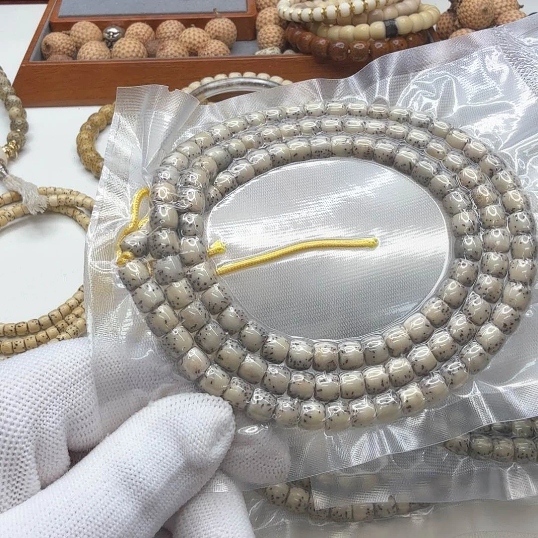 星月菩提手串29尊宠糯冰绿背河豚星月7左右108