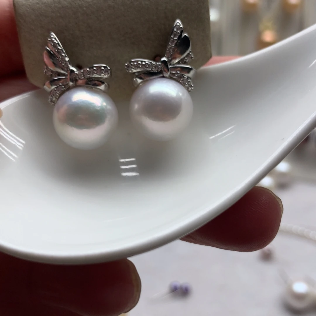 未镶嵌耳饰淡水珍珠
