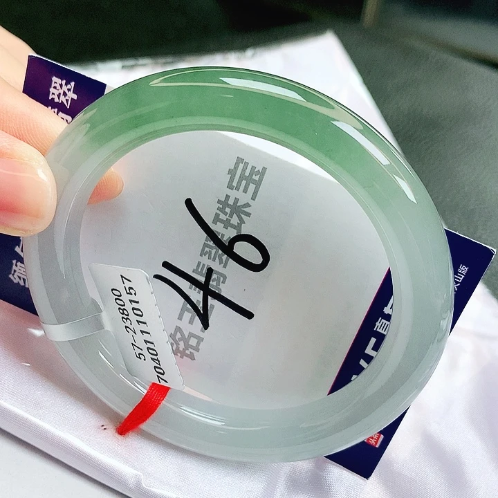翡翠未镶嵌手镯缅甸天然a货翡翠手镯