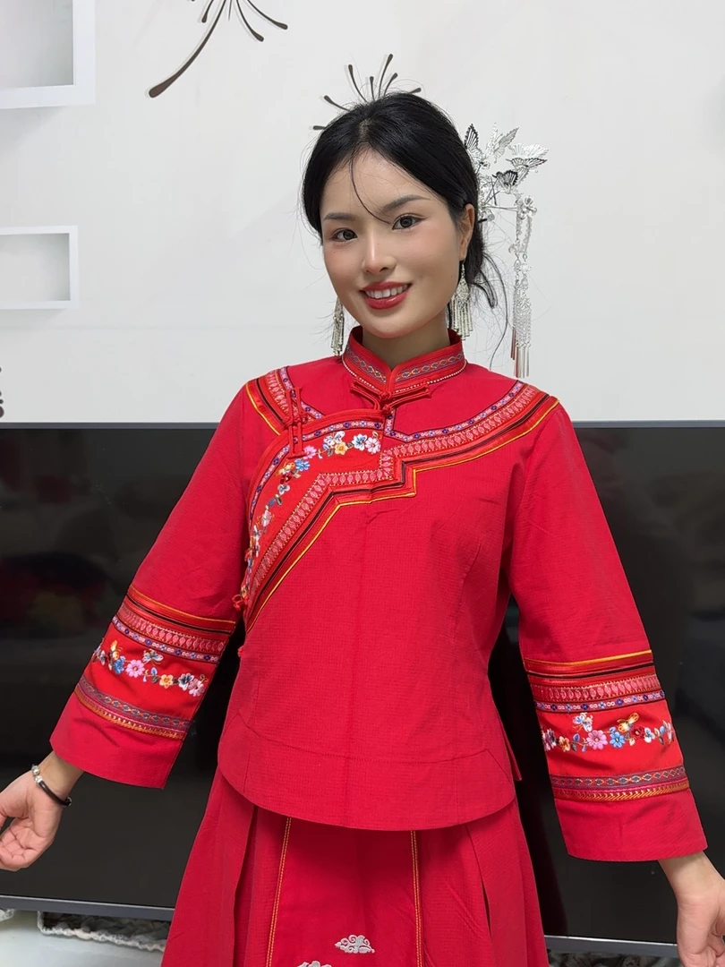 少数民族布依族壮族服饰单件上衣生活休闲装