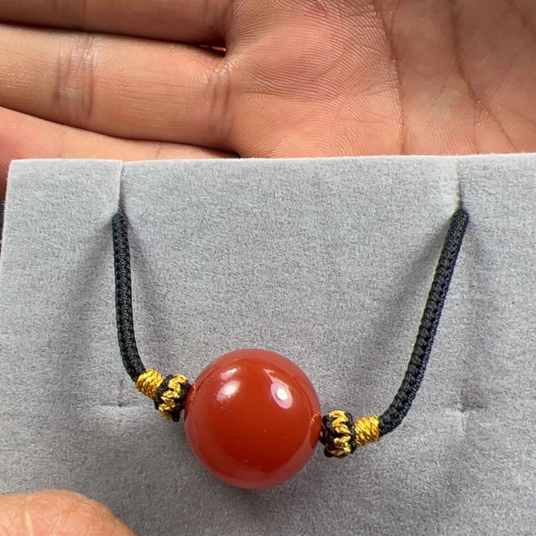 南红玛瑙珠子未镶嵌?**已