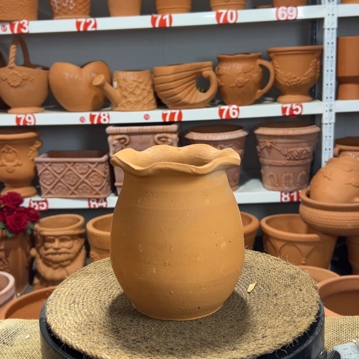 13×16 拍一发二红陶微瑕