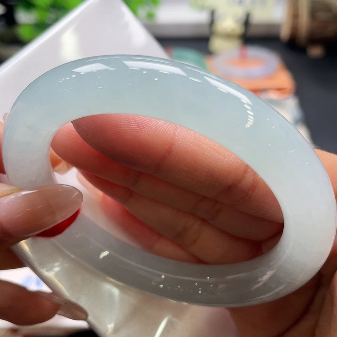 未镶嵌手镯翡翠53号56.5