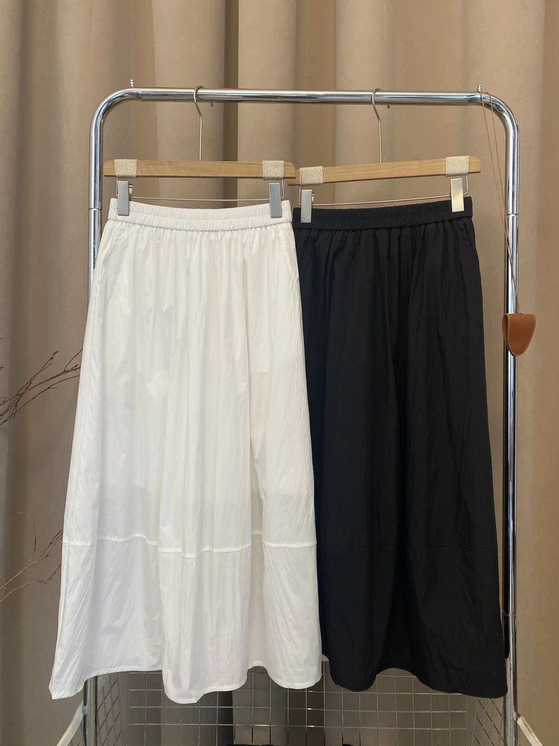 【花苞裙】花财家春季新款宽松显瘦韩版松紧腰花苞半身裙