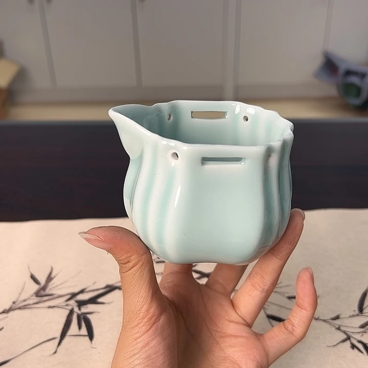 龙泉云间青瓷小米茶器