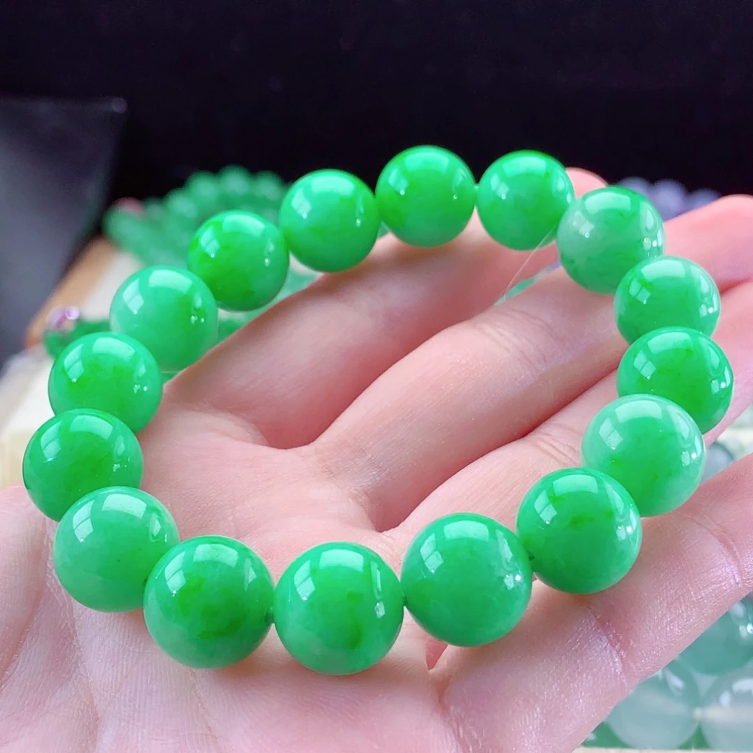 翡翠手链未镶嵌卡12.6