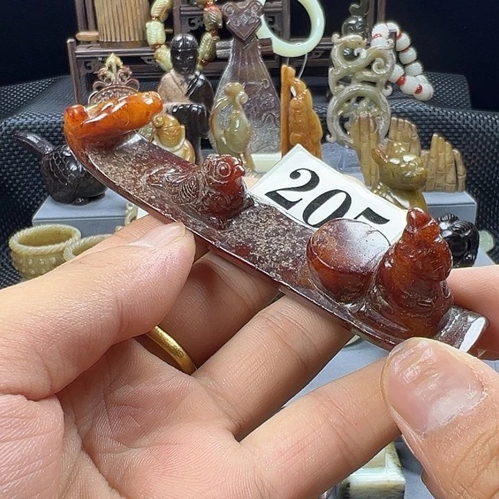 和田玉未镶嵌挂件用****3