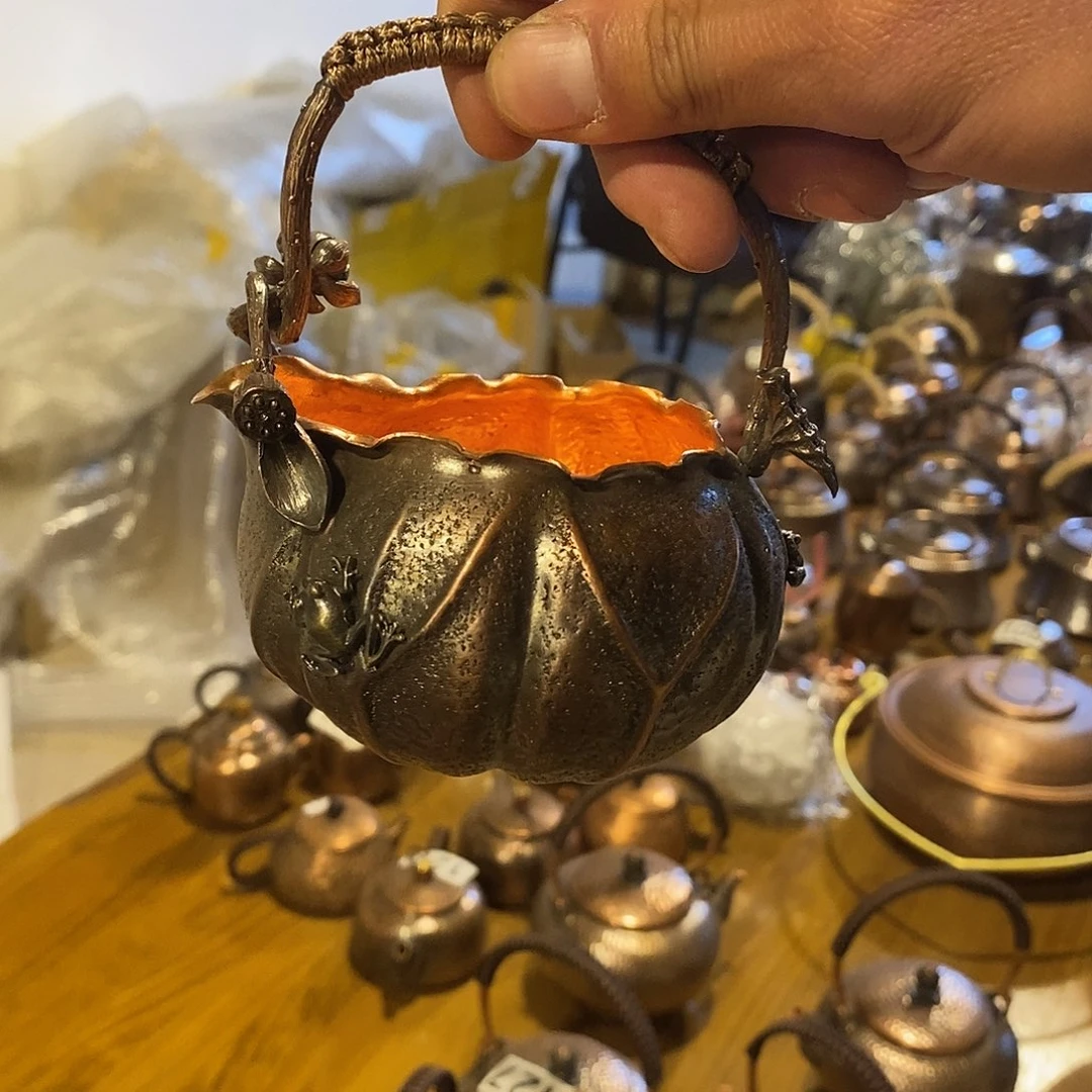 荷叶公杯手工锻打工艺复古新