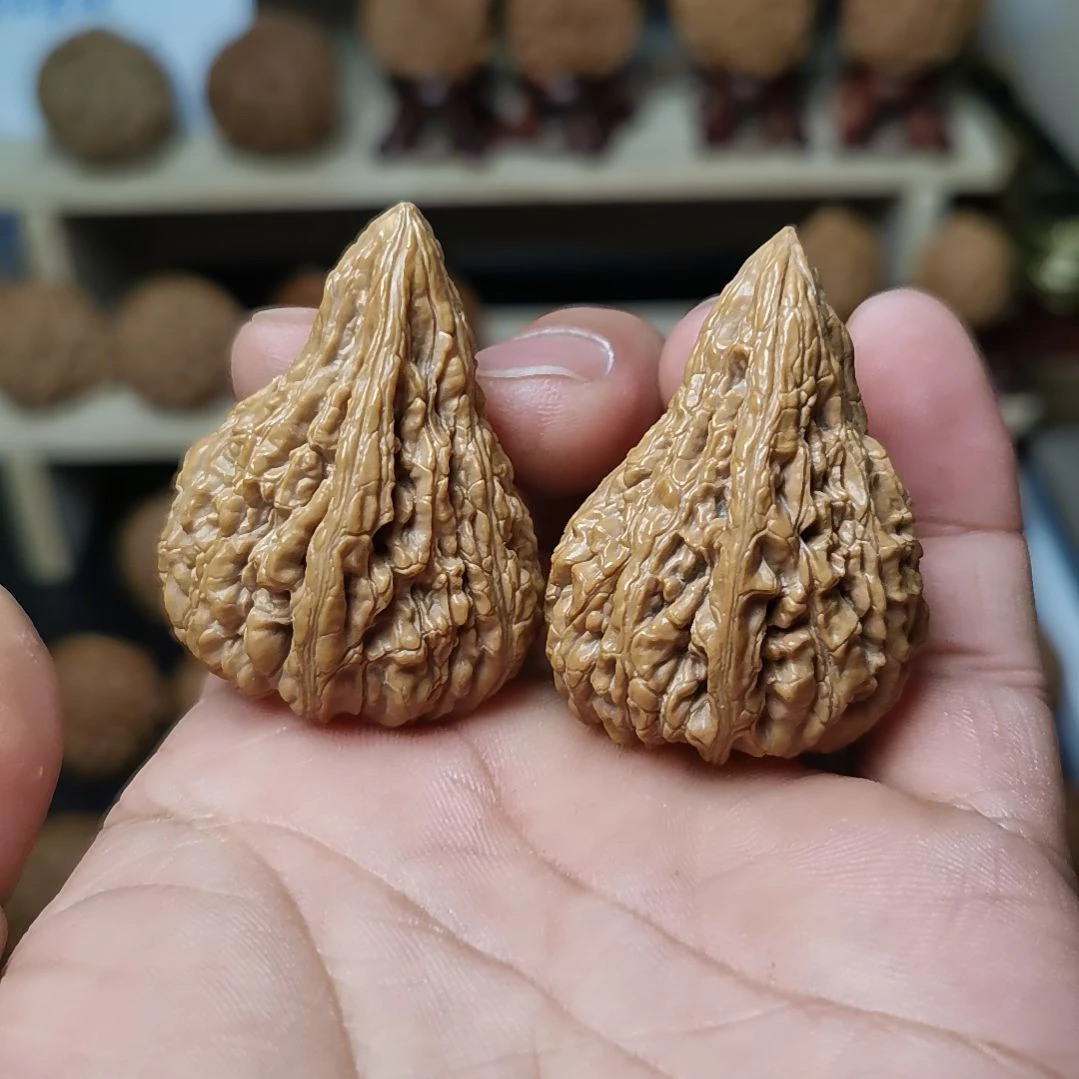 核桃文玩核桃高端小众坐佛32尺全品不搞价