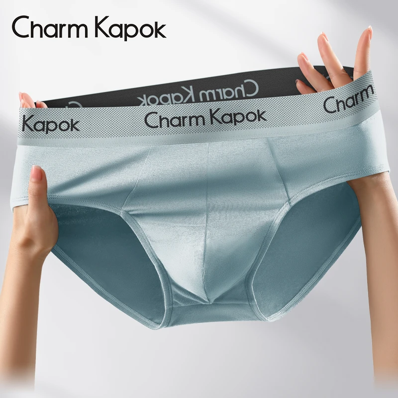 CharmKapok男士三角内裤100%全棉裆纯棉质感2025新款冬季抗菌透气