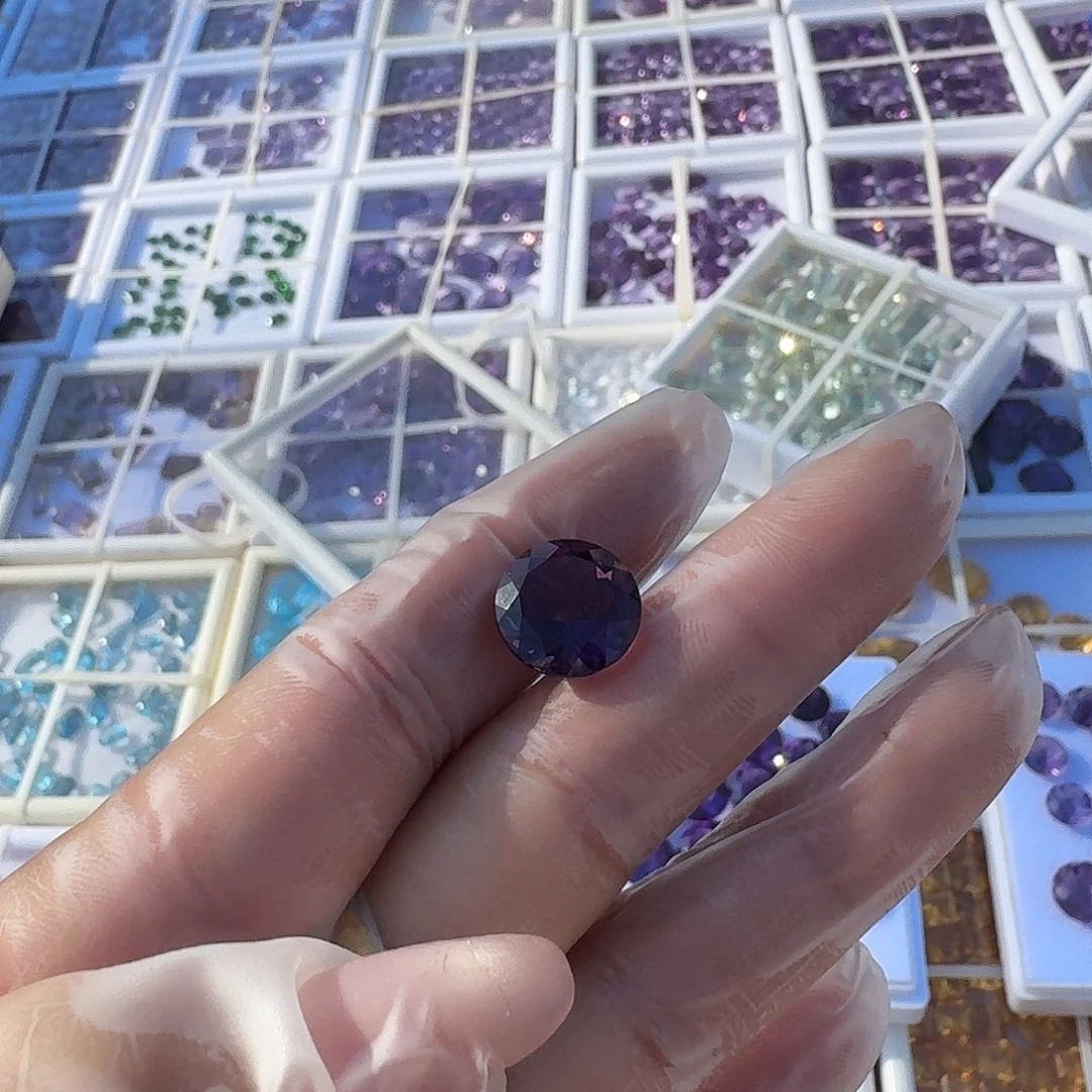 月***海未镶嵌紫晶颈饰紫水晶