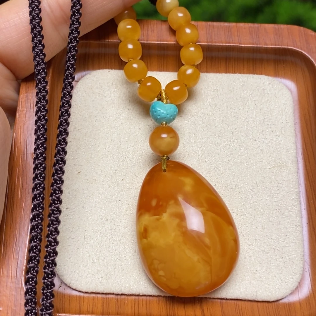 【闪购商品】蜜蜡颈饰未镶嵌项链