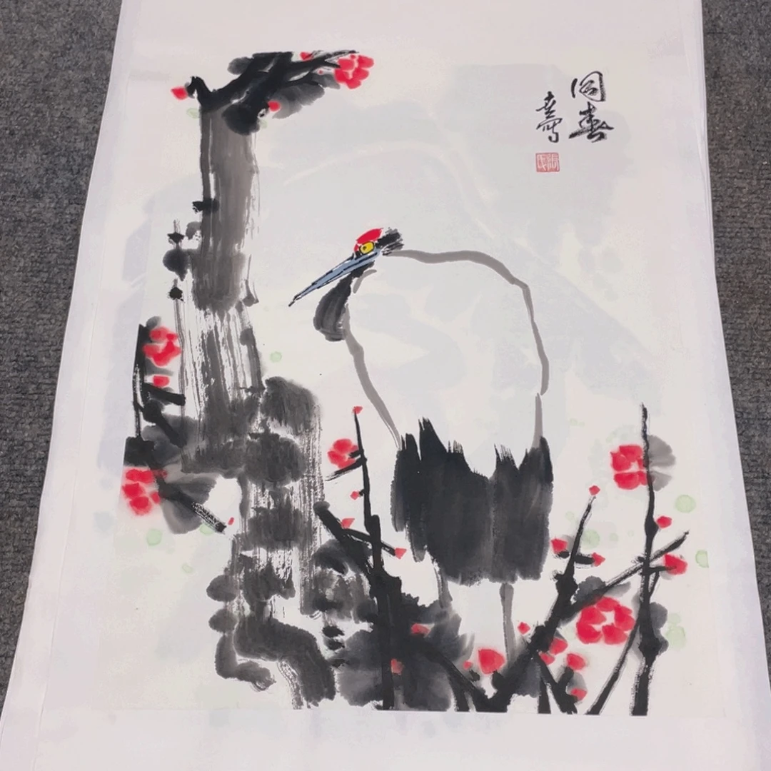 国画1.4平尺纯手绘国画作品